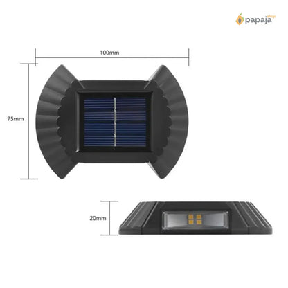 Zidne solarne lampe 4kom