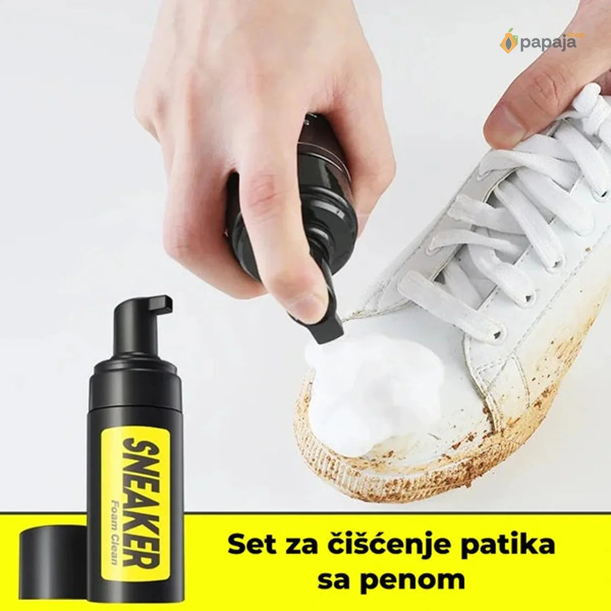 Set sa penom za čišćenje obuće i Vrećica za pranje obuće