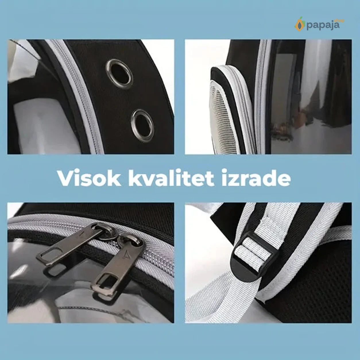 PET Transporter ranac sa kapsulom za pse mačke štence papagaje itd.