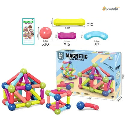 Magnetni set štapića i kugli