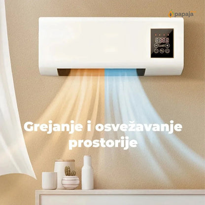 Zidna grejalica sa šipkama za sušenje garderobe - greje 35m²