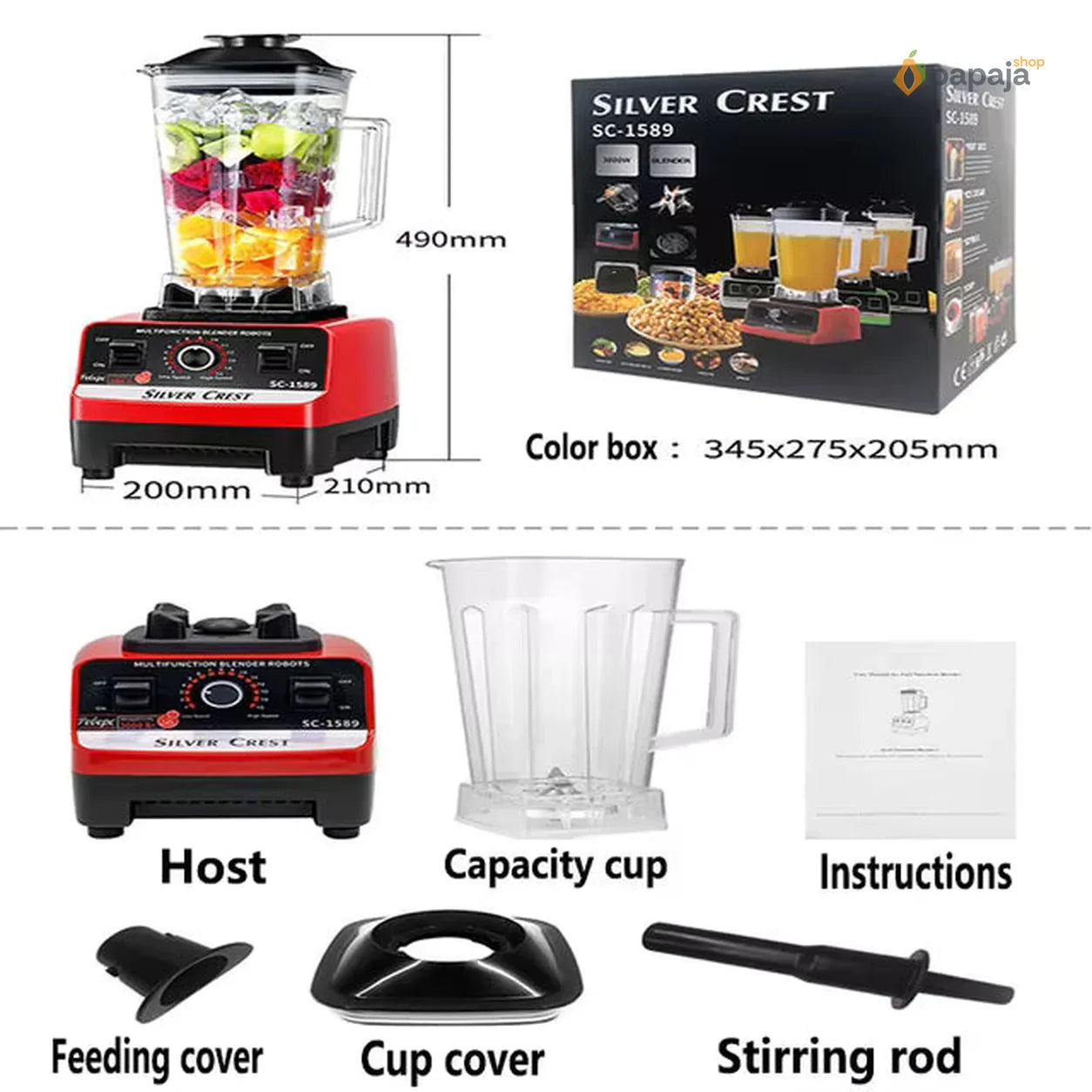 Profesionalni Blender Sa 2 Posude