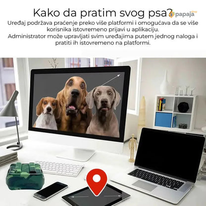 Lokator za lovačke pse - Tracker za pse IK122T 4G GPS