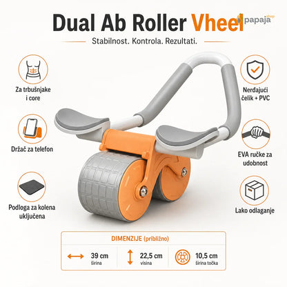 Dual Ab Roller Točak za Trbušnjake
