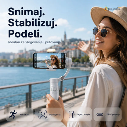 M1 3-Osni Gimbal Stabilizator za Telefon