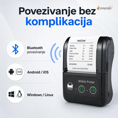 Prenosivi Termalni Štampač 58mm